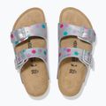 BIRKENSTOCK детски джапанки Arizona BF Narrow електрически металик на точки сребро 3