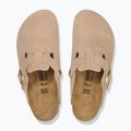 Чехли BIRKENSTOCK Boston Suede Leather sandcastle 4