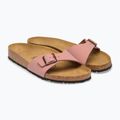 Дамски чехли BIRKENSTOCK Madrid Birkibuc Narrow розова глина 3
