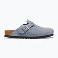 Чехли BIRKENSTOCK Boston Suede Leather stone blue 2