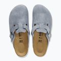 Чехли BIRKENSTOCK Boston Suede Leather stone blue 4