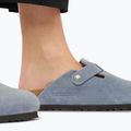Чехли BIRKENSTOCK Boston Suede Leather stone blue 7