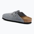 Чехли BIRKENSTOCK Boston Suede Leather stone blue 3