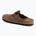 Чехли BIRKENSTOCK Boston Suede Leather dark tea 3