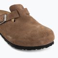 Чехли BIRKENSTOCK Boston Suede Leather dark tea 7