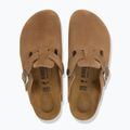 Чехли BIRKENSTOCK Boston Suede Leather dark tea 4