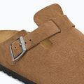 Чехли BIRKENSTOCK Boston Suede Leather dark tea 6