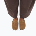 Чехли BIRKENSTOCK Boston Suede Leather dark tea 7