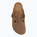 Чехли BIRKENSTOCK Boston Suede Leather dark tea 5