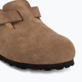 Чехли BIRKENSTOCK Boston Suede Leather dark tea 7