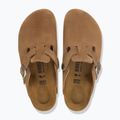 Чехли BIRKENSTOCK Boston Suede Leather dark tea 4