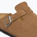Чехли BIRKENSTOCK Boston Suede Leather dark tea 6