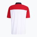 Мъжка поло тениска FILA Lianshan Blocked bright white-true red 6