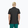 Мъжка поло тениска FILA Luckenwalde black/bright white striped 3