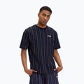 Мъжка тениска FILA Lobito Pinstriped black iris/two color stiped