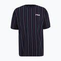 Мъжка тениска FILA Lobito Pinstriped black iris/two color stiped 5