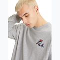 Мъжки суитшърт FILA Lahti Crew light grey melange 4