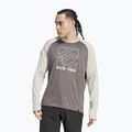 Мъжки велосипеден анцуг с дълъг ръкав adidas FIVE TEN Long Sleeve Jersey charcoal/putty grey 3