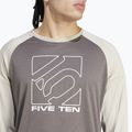 Мъжки велосипеден анцуг с дълъг ръкав adidas FIVE TEN Long Sleeve Jersey charcoal/putty grey 5