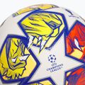 Футболна топка adidas UCL Competition 23/24 white/glow blue/flash orange размер 4 4