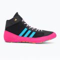 Боксьорски обувки adidas HVC core black/signal cyan/yellow 2