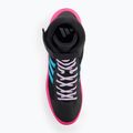 Боксьорски обувки adidas HVC core black/signal cyan/yellow 5