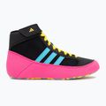 Детски боксови обувки adidas Havoc core black/signal cyan/yellow 2