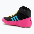 Детски боксови обувки adidas Havoc core black/signal cyan/yellow 3