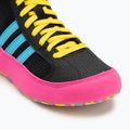 Детски боксови обувки adidas Havoc core black/signal cyan/yellow 7