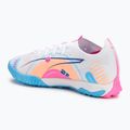 Футболни обувки PUMA Ultra 5 Match Vol. Up TT puma white/luminous blue/poison pink/fizzy melon 3