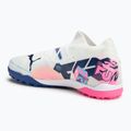 Футболни обувки PUMA Future 7 Match Vol. Up TT white/lumi blue/poison pink/fizzy melon/bluemazing 3