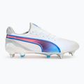 Мъжки футболни обувки PUMA King Ultimate MxSG puma white/bluemazing/flat light grey/sunset glow 2