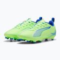 Детски футболни обувки PUMA Ultra 5 Play FG/AG Jr fizzy apple/puma white 10