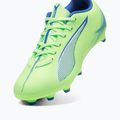 Детски футболни обувки PUMA Ultra 5 Play FG/AG Jr fizzy apple/puma white 11