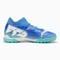 Детски футболни обувки PUMA Future 7 Match TT + Mid Jr bluemazing/puma white/electric peppermint 3