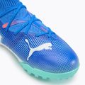 Детски футболни обувки PUMA Future 7 Match TT + Mid Jr bluemazing/puma white/electric peppermint 7