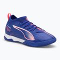 Детски футболни обувки PUMA Ultra 5 Match It + Mid Jr lapis lazuli/puma white/sunset glow