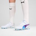 Футболни обувки PUMA King Ultimate FG/AG puma white/bluemazing/flat light grey/sunset glow 4