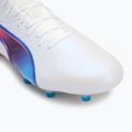 Футболни обувки PUMA King Ultimate FG/AG puma white/bluemazing/flat light grey/sunset glow 8