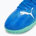 Детски футболни обувки PUMA Future 7 Play It hyperlink blue/mint/puma white 7