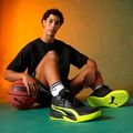 Мъжки баскетболни обувки PUMA Court Pro puma black/electric lime 7