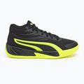 Мъжки баскетболни обувки PUMA Court Pro puma black/electric lime 2