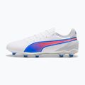 Футболни обувки PUMA King Match FG/AG puma white/bluemazing/flat light grey/sunset glow 10