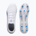 Футболни обувки PUMA King Match FG/AG puma white/bluemazing/flat light grey/sunset glow 11