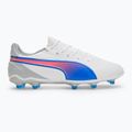 Футболни обувки PUMA King Match FG/AG puma white/bluemazing/flat light grey/sunset glow 2