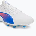 Футболни обувки PUMA King Match FG/AG puma white/bluemazing/flat light grey/sunset glow 7