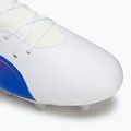 Детски футболни обувки PUMA King Match FG/AG Jr puma white/bluemazing/lat light grey/sunset glow 7