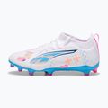 Детски футболни обувки PUMA Ultra 5 Match Vol. Up FG/AG Jr puma white/luminous blue 2