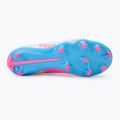 Детски футболни обувки PUMA Ultra 5 Match Vol. Up FG/AG Jr puma white/luminous blue 4