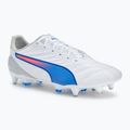 Мъжки футболни обувки PUMA King Pro MxSG puma white/bluemazing/flat light grey/sunset glow